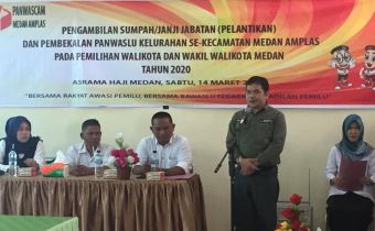 PKD se- Kecamatan Medan Amplas Dilantik