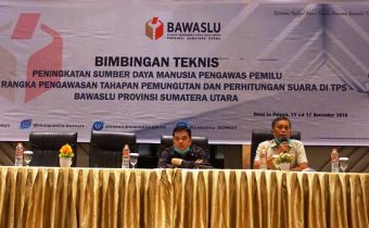 Tingkatkan Kapasitas SDM Pengawas Pemilu, Bawaslu Sumut Gelar Bimtek Pengawasan Tahapan Tungsura