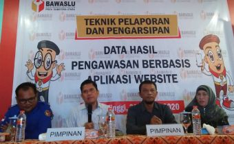 Bawaslu Sumut Sosialisasi Teknik Pelaporan dan Pengarsipan Data Hasil Pengawasan Berbasis Website