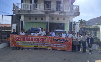Bawaslu Se-Sumatera Utara Gelar Syukuran Tahun Baru Dan Gerakan Kasih Bagi Korban Bencana Alam